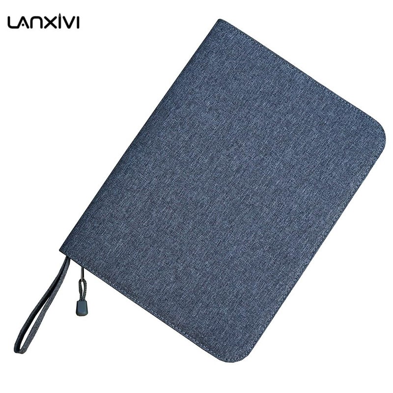 Lanxivi 48 Fountain Pen Case Gray Organizer Bag, Waterproof Canvas Pen Display Holder with YKK zipper - Image 3